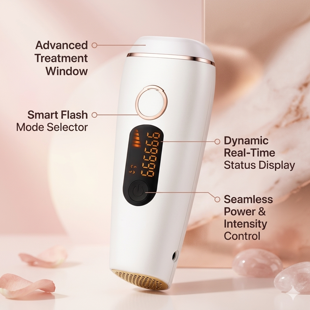 ANNA IPL Hair Removal Device - Permanent Smooth Skin